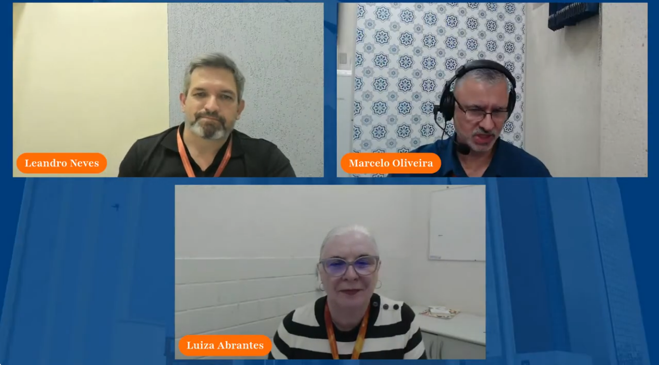 Professores ao vivo em Palestra sobre Empreendedorismo e Inteligência Artificial
