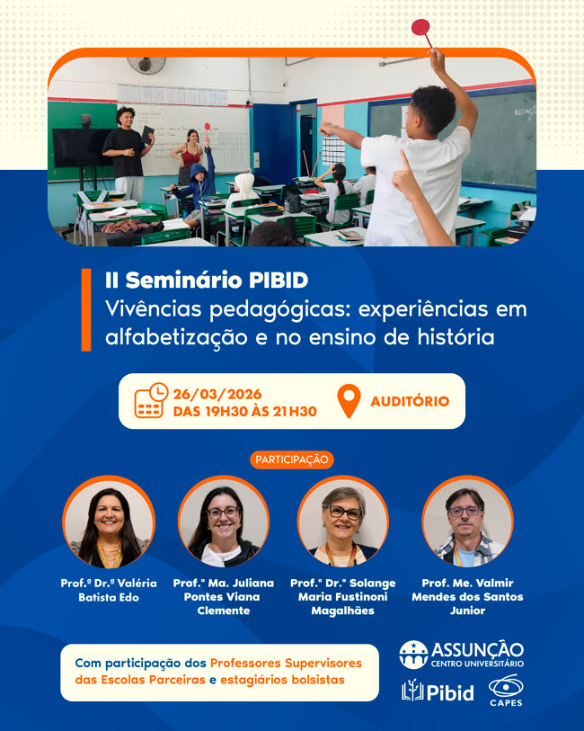 Confira os detalhes sobre o II Seminário do PIBID