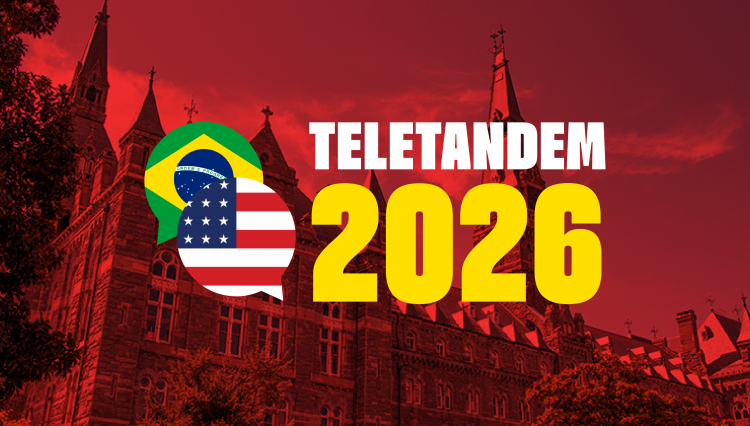 Inscrições abertas para Programa Teletandem em parceria com a Georgetown University